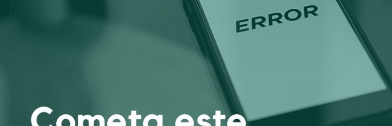 Cometa este erro e ficará sem talentos